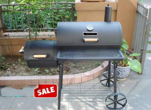 BBQ grill equipment 1.2mm American outdoor hotel garden villa family portable charcoal sub-mother grill barbecue grill machine