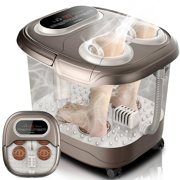 Full automatic foot bath tool foot basin electric massage foot bath barrel heating Pedicure Machine Household thermostat