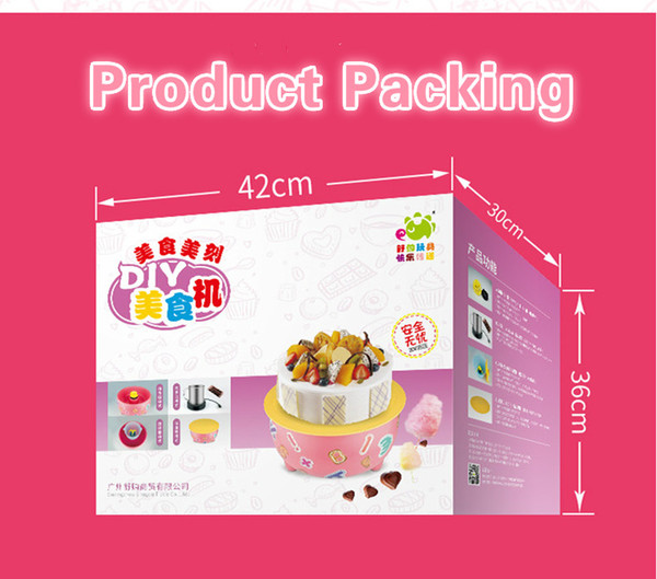 DIY Food machine DIY cake maker Home automatic child DIY cake machine hand-made cotton candy machine gifts