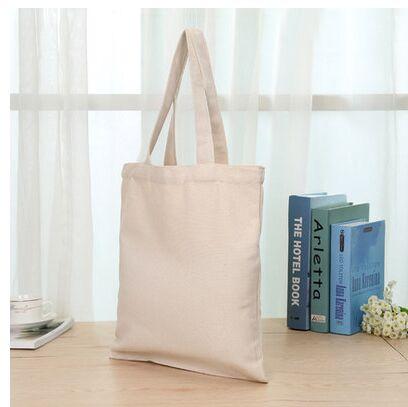 Blank pattern Canvas Shopping Bags Eco Reusable Foldable Shoulder Bag Handbag Tote Cotton Tote Bag Wholesale Custom 35*40cm