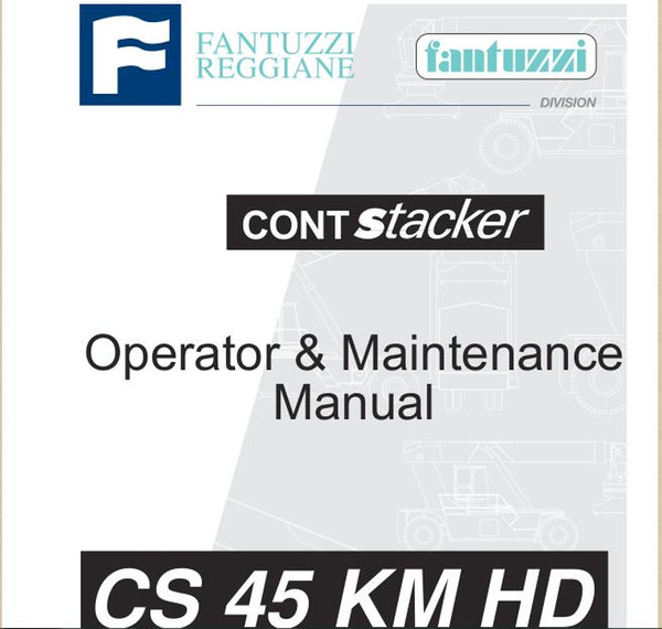 Funtuzzi Reach stacker 501157/58/59/61/95/96 Spare parts catalogo, CS 45 KM HD manual book for funtuzzi reach stackier PDF file