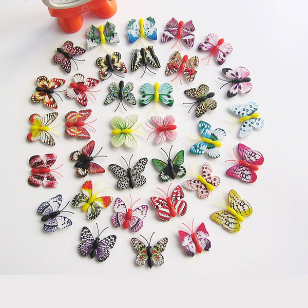 1.5inch simulation butterfly decorative supplirs stereoscopic 3D Butterfly handicraft