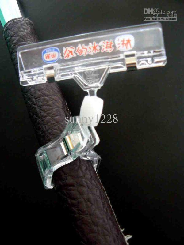 Free Shipping Wholesale price label holder price tag pop display sign holder/POP advertising clips(50piece/lot)