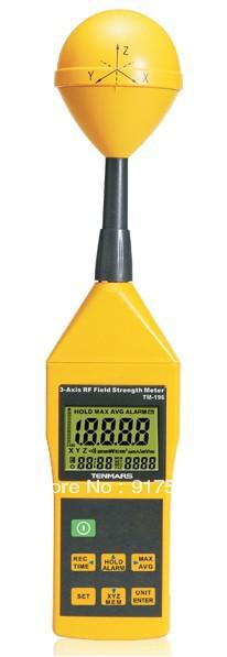 3-Axis Electrosmog High-frequency RF Microwave Field Strength Meter EMF Tester Range 10MHz-8GHz TM-196