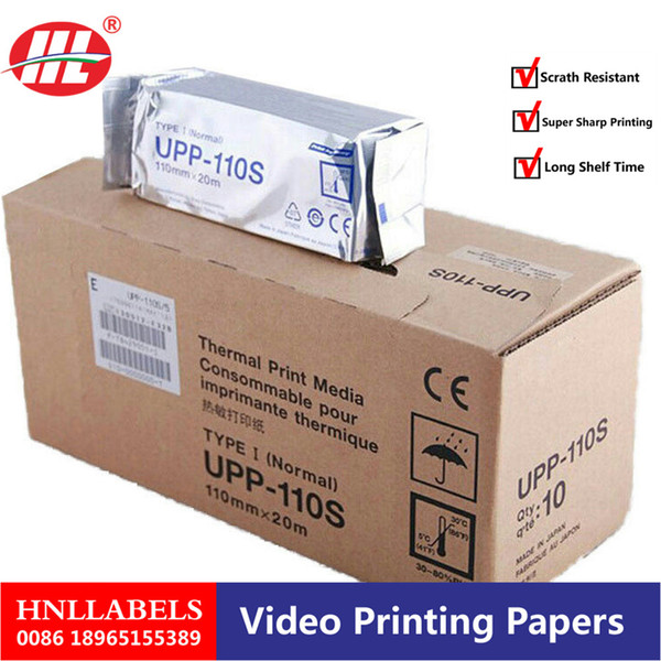 For Sony UPP-110S Thermal Print Media (10 Rolls) Thermal Paper 110mm x 20m