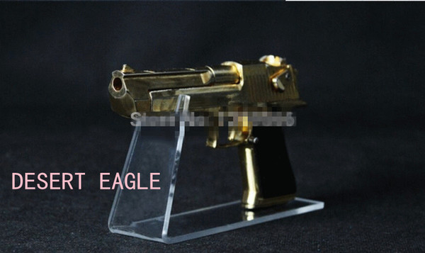 Free Shipping 5PCS Bigger size Clear acrylic pistols holder gun display stand shoes display stand gun holder rack desktop