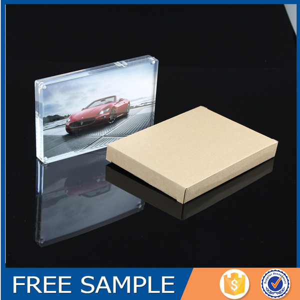 Free Shipping Hot Sale Clear Acrylic Photo Frame, 6 Inch Acrylic Picture Photo Frame