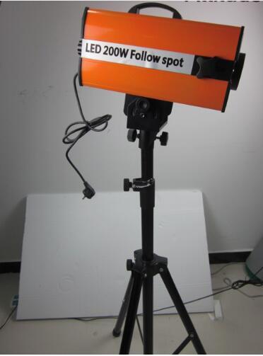 LED 200W Follow Spot Focused Light Stand Spot Light