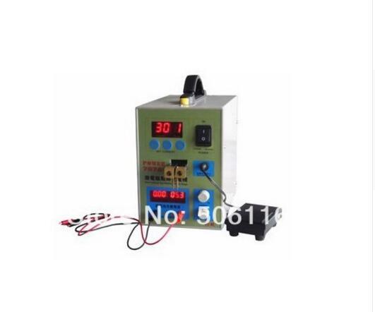 110V Battery Spot Welder Welding Machine with Recharge Charger Foot Pedal 787A+