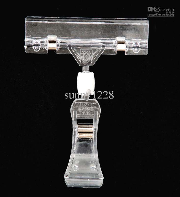 Free shipping clear pop advertising price/paer/poster sign holder display clips