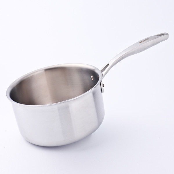 Eco-friendly titanium three wallmilk pot Titanium Non-stick Multifunction Cookware Milk pot Cookware healthy 18*10cm non stick titanium