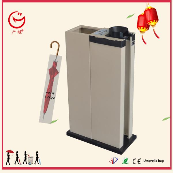 New model Guangyuan wet umbrella wrapper with recycling bins