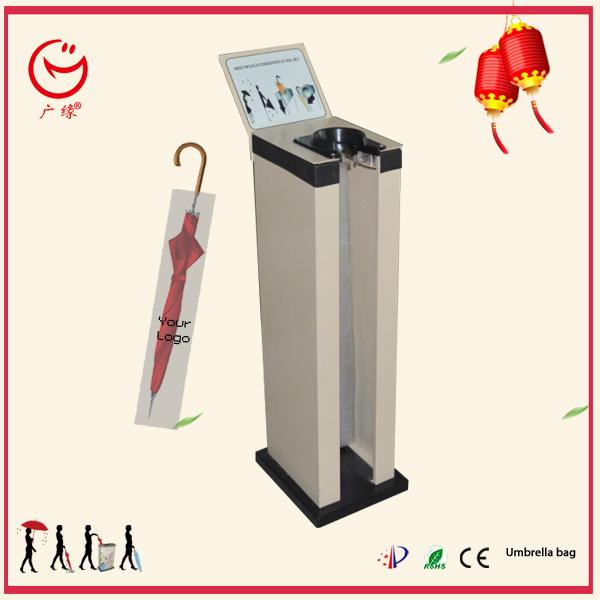 High quality Single hole Auto Wet Umbrella Wrapping machine in China