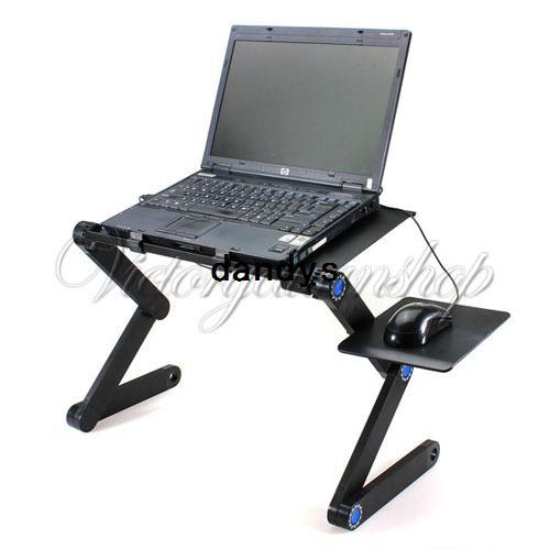 360 Degree Portable Folding Black Metal Laptop Notebook Computer Stand Table Desk Bed Office Sofa Tray Free Shipping,dandys