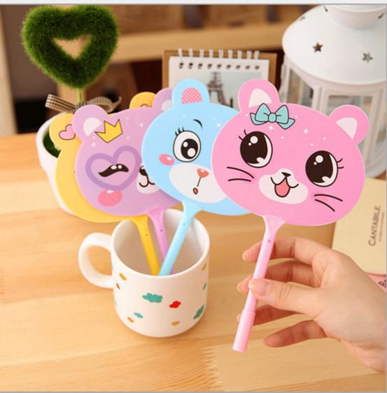 Ballpoint pen wholesale Korean Stationery Creative Fashion Creative advertising pen ballpoint pen cute cartoon plastic fan003