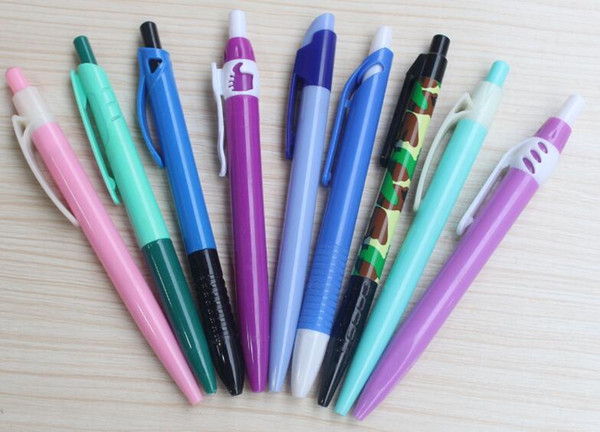 Free Shipping Wholesale Supply Press More Than Ten Colores Plastic 240pcs/lot Ballpoint Pens 0.5mm BP313