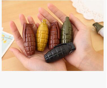 Free Shipping CF Weapons Fire Line Through the Personality Of The Grenade Stretch Three Color 2.5x2x7cm 240pcs/lot Ballpoint Pen BP262