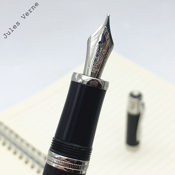 Luxury Black MB pen Great writer Jules Verne limited edition fountain options pen 14873/18500