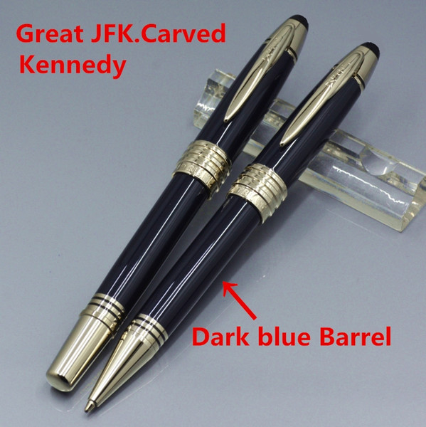 Hot sale - Great John Kennedy Many style RollerBall pen Ballpoint Pen Fountain pens Monte JFK Mark clip school office stationery with Nunber