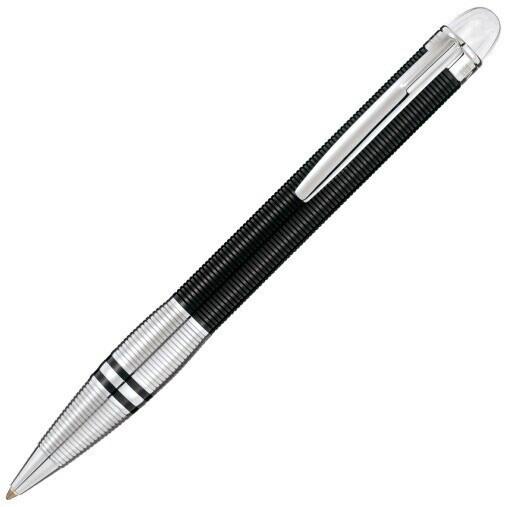 Crystal on top black and silver Circle Cove rollerball pen, office Luxury pens with series number