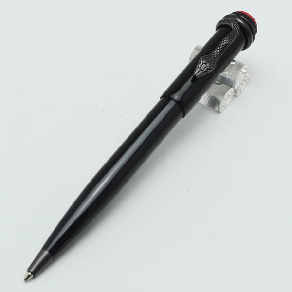 Luxury M ballpoint pen Heritage Collection Rouge et Noir rollerball pen with snake clip 3 colors option