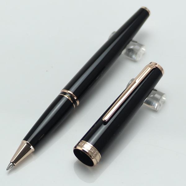 Classique PIX Metal and resin Black silver/gold clip rollerball pen school office business luxury brand Writing gift pen New