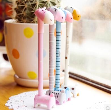 Free Shipping 20pcs Cute Donkey Ballpoint Pens Writing Pens Gel Pens Signing Pen Office & School Supplies Papelaria