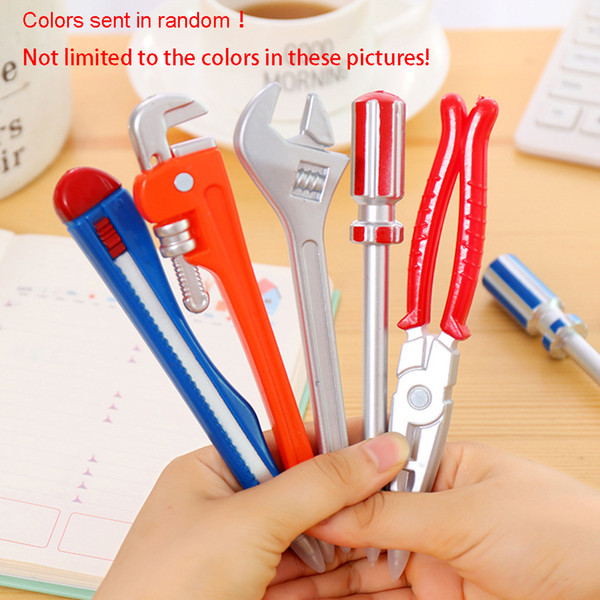 Hardware Tool Series Ballpoint Pen Novelty Stylish Tool Shape Pen Students School Office Stationary Kid Gift 15.5cm Length