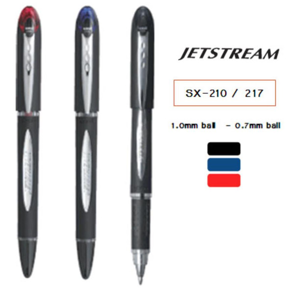 2017 Brand 3 Pieces/Lot Japanese UNI SX-217/ 210 Ballpoint Pen Super Smooth & Quick Dry