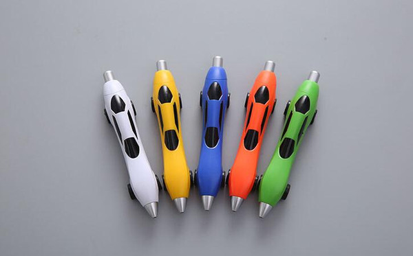 New Stationery Cute Plastic Car Shape Pens Creative Ball Point Pen School Stationery pen for children