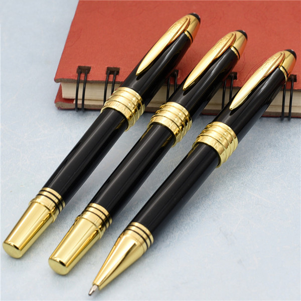 luxury JOHN F. KENNEDY series Gold Clip MB pen Roller ball pen with high quailty stationery school office supplies brand writing ballpoint