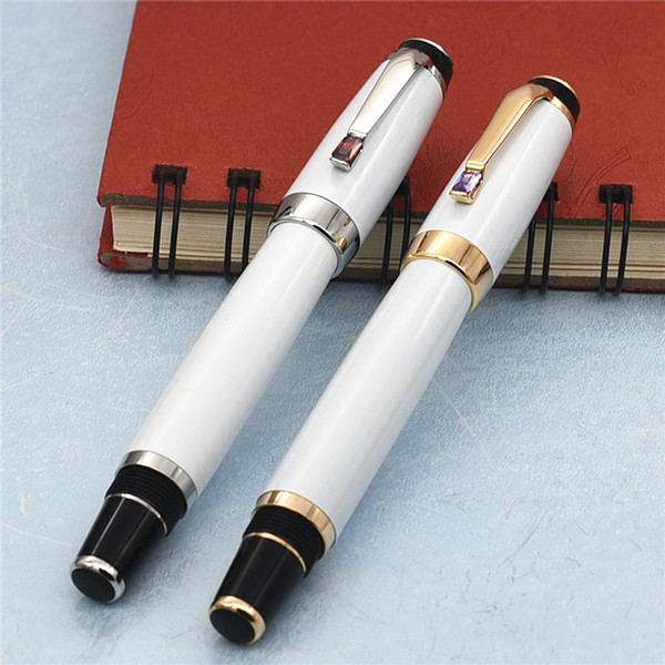 Classique black resin Rollerball bohemee Bleu Roller ball PEN Brand pen Luxury PENS with white star inlay with number on pen cilp