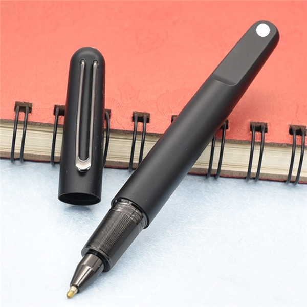 New Limited Edition M series matte black resin ballpoint pen with Magnetic closure cap luxury pens for writing with gift