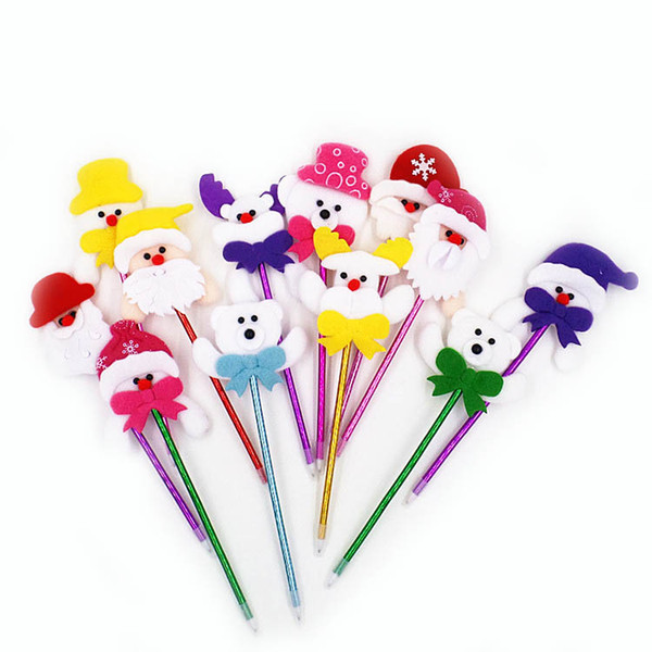 Sell Christmas Snowman Christmas gift pen cartoon old pupil children supplies manufacturers prize