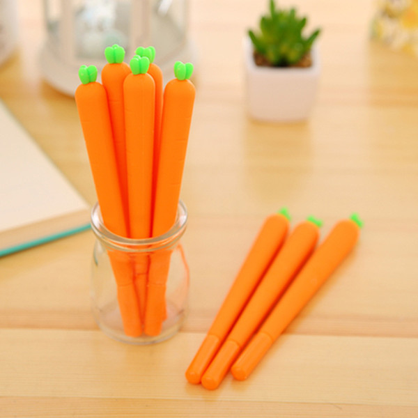 Manufacturers selling creative cute carrot simulation neutral pen Korean character signature pen wholesale