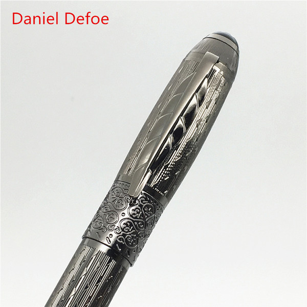 High quality Writer Daniel Defoe mb metal Roller ball for Christmas Birthday gift Stationery Office School Supplies Brand Fashion Pens