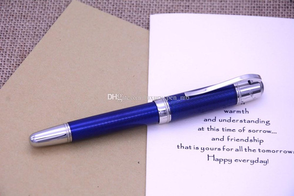 Luxury Jules Verne Great writer edition Roller ball pen Black Blue Red MB Stationery Office School Supplies Brand Fashion Pens