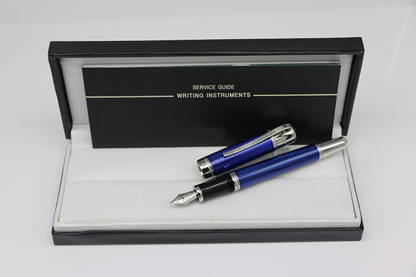 Great writer Jules Verne limited edition blue ocean Fountain pen Monte brands writing stationery with On Number 14873/18500