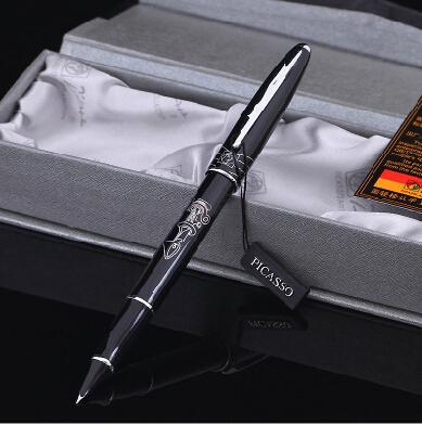 black real Picasso 606 Fountain Pen business gift pen free shipping school and office Writing Supplies send teacher student