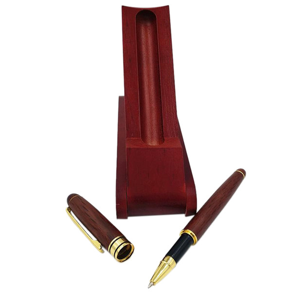 Red Wooden Pen Copper Nib Writing Pump Pen For Bussiness And School As Gifts,Corporate Gift Wooden Gift Box