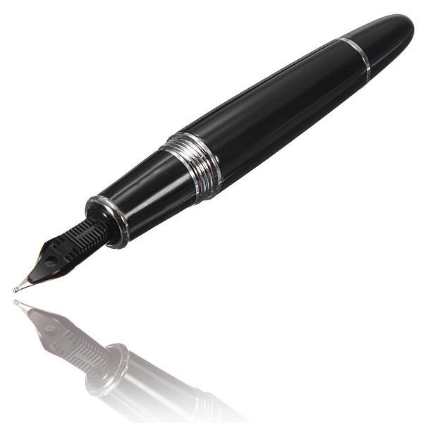 New and Hot Jinhao 159 Black And Silver M Nib Fountain Pen Thick Gift