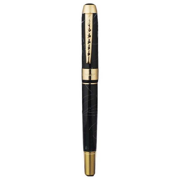 jinhao Luxury 250 Calligraphy Faountain Pen Black and Golden Clip Art Pen