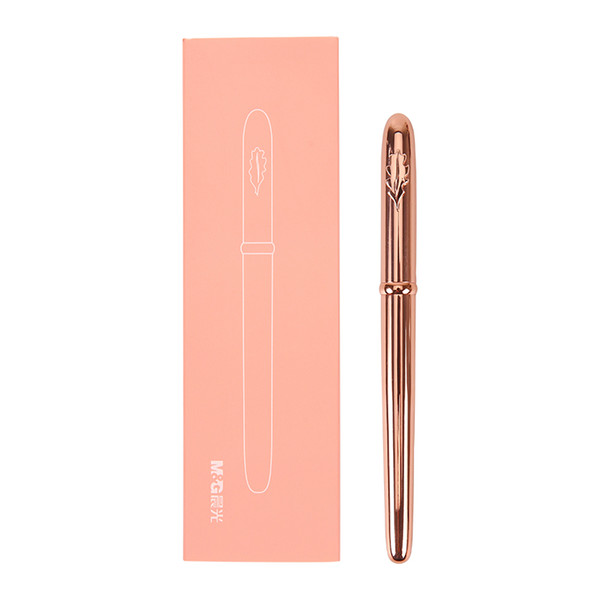 High-end Fashion Metal Fountain Pen 6 Colors for Choose Luxury 0.5mm Ink Pens with A Gift Box The Best Gift Pens for Women