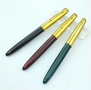 High Quality 5pcs/lot Metal Fountain Pen Business Gift Writing School Office Supplies Free Shipping Papelaria