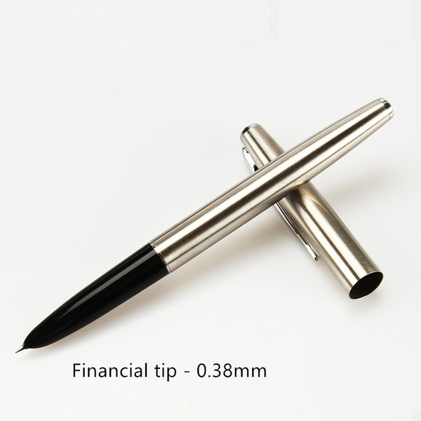 Financial tip 0.38mm Extremely fine Fountain pen Stainless steel Classic body Jinhao 911 Stationery Office school supplies 6619