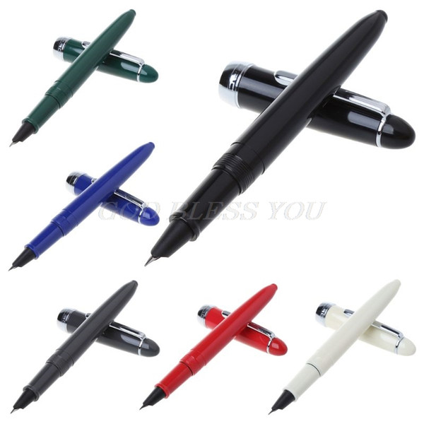 Luxury Men's Fountain Pen Business Student Nib 0.38mm Calligraphy Ink Pen Stationery Hot Fountain Pens 6 Colors