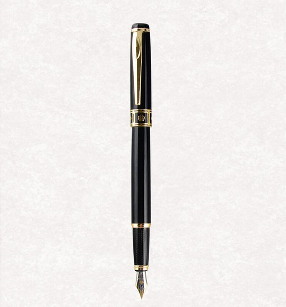 Luxury black resin roller ball-point pen monte pen fashion stationery school office supplies writing brand pen