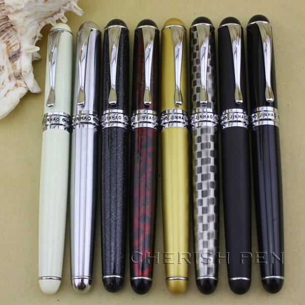 Wholesale 8pcs of a lot Jinhao X750 Cheap and High Quality General Ink/Steel/Luxury/Fountain Pen Medium Point free shipping