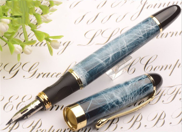 High quality G NIB metal Modified Caneta calligraphy Round Body Flower body English Fountain Pen Stationery Substitute dip pen