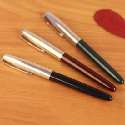 High-grade 3pcs/lot Metal Fountain Pen Ink Pen Business Gift Writing Calligraphy School Office Supplies Papelaria